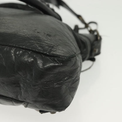 Balenciaga First, Black, Leather, handbag
