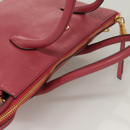 Miu Miu Madras, Pink, Leather, handbag