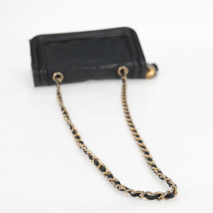 Chanel Tassel, Black, Leather, shoulder