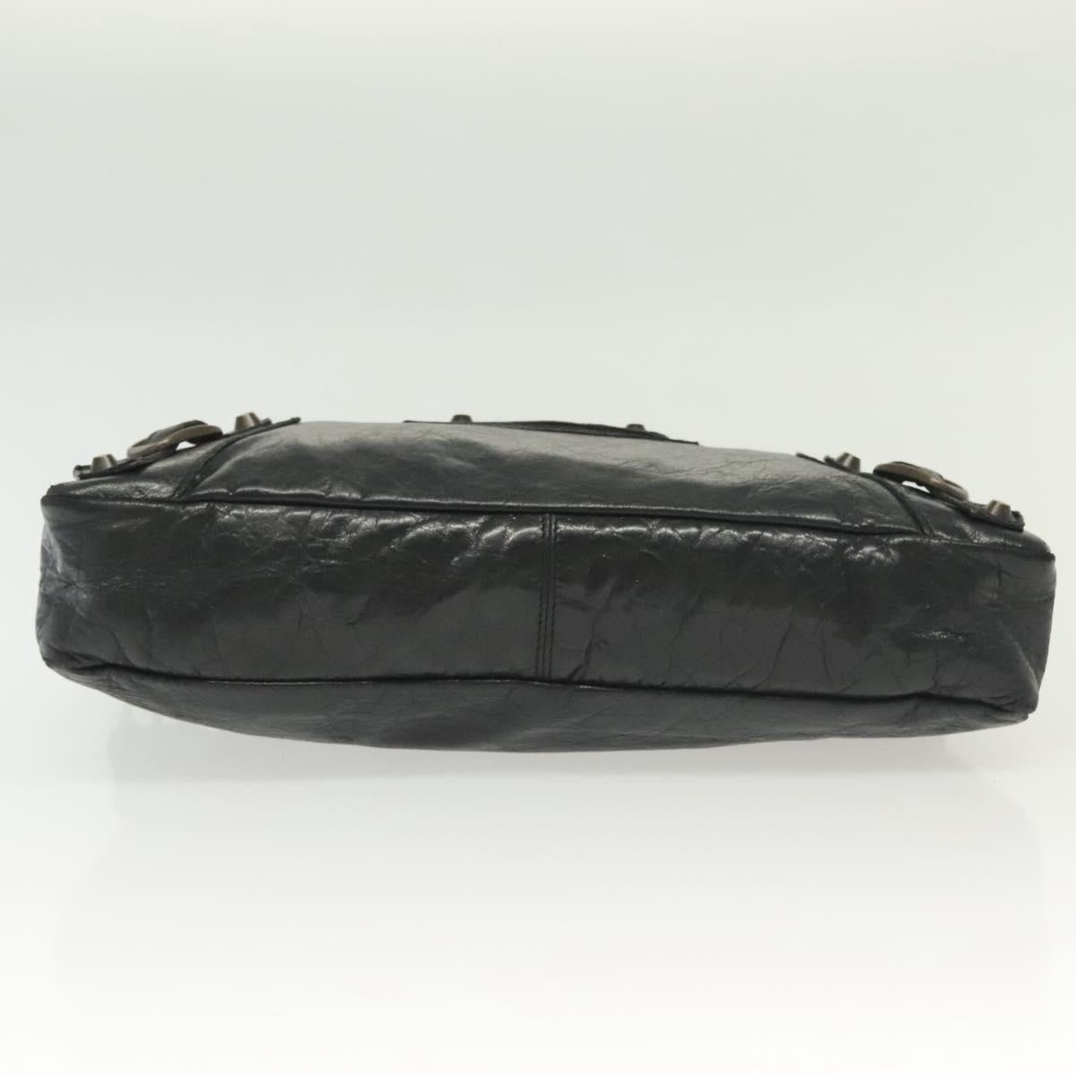 Balenciaga First, Black, Leather, handbag