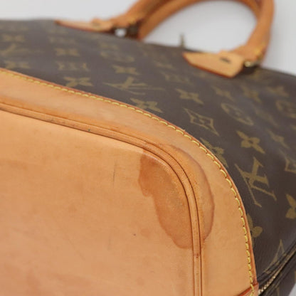 Louis Vuitton Alma, Brown, Canvas, handbag