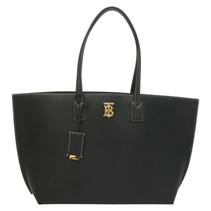 Burberry TB, Black, Leather, tote