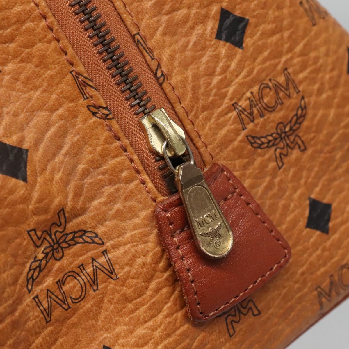 MCM Visetos, Brown, Canvas, travel