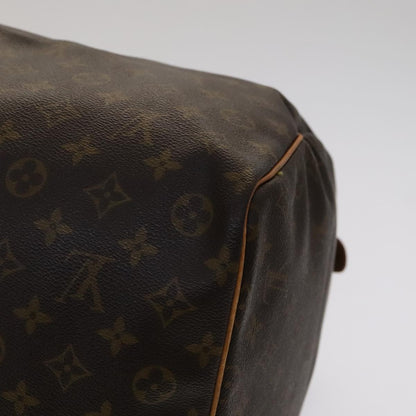 Louis Vuitton Keepall 60, Brown, Canvas, travel