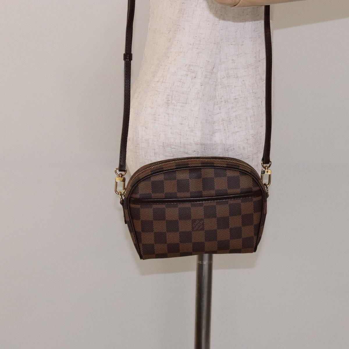 Louis Vuitton Ipanema, Brown, Canvas, shoulder