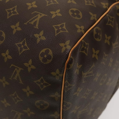 Louis Vuitton Keepall 60, Brown, Canvas, travel