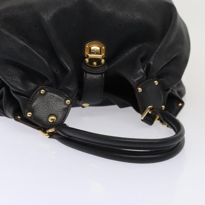 Louis Vuitton XL, Black, Leather, handbag