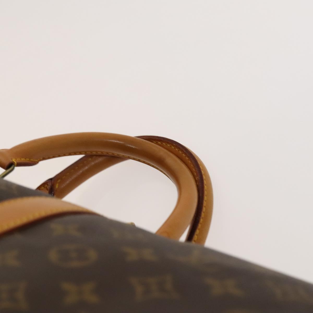 Louis Vuitton Keepall 55, Brown, Canvas, travel