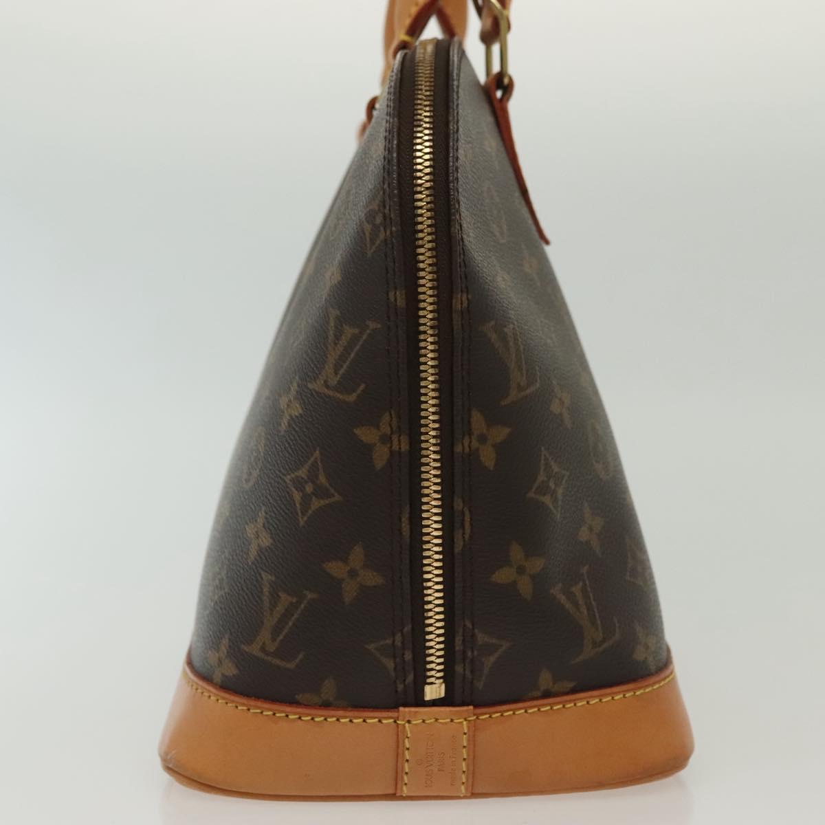 Louis Vuitton Alma, Brown, Canvas, handbag