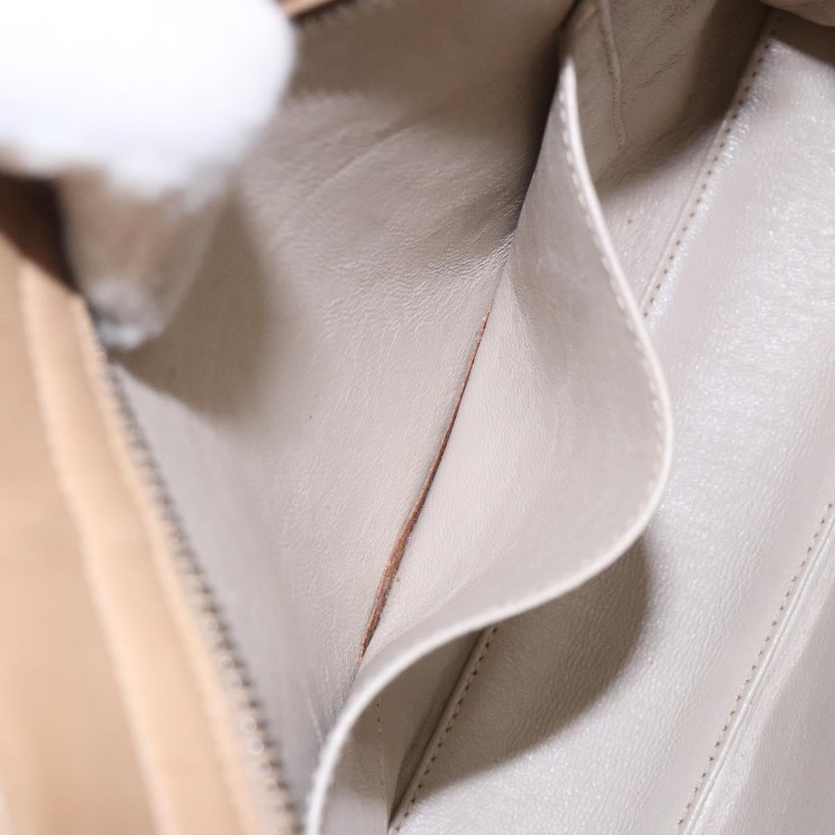 Chanel Camera, Beige, Leather, shoulder