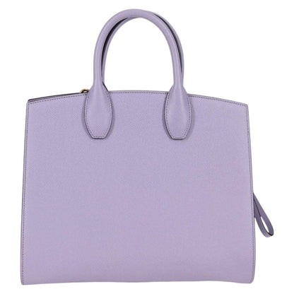 Salvatore Ferragamo Gancini, Purple, Leather, handbag
