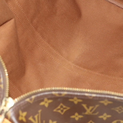 Louis Vuitton Keepall 55, Brown, Canvas, travel