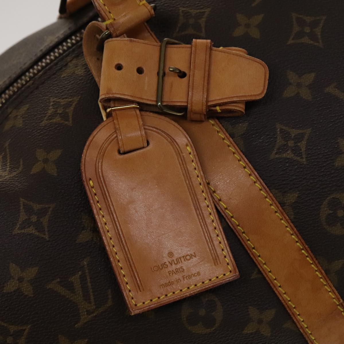 Louis Vuitton Keepall 60, Black, Canvas, travel