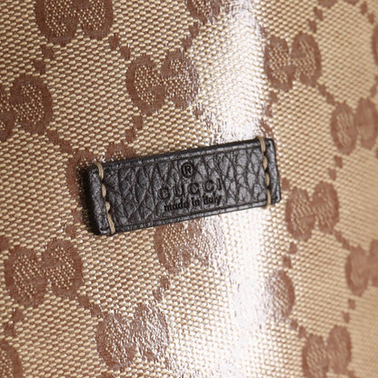 Gucci GG crystal, Beige, Canvas, tote