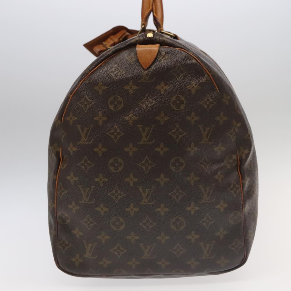 Louis Vuitton Keepall 60, Brown, Canvas, travel