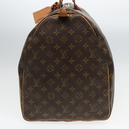 Louis Vuitton Keepall 60, Brown, Canvas, travel