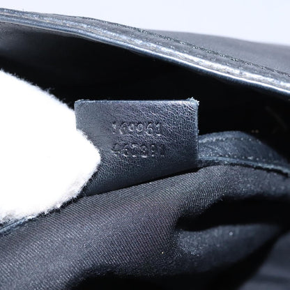 Gucci Peggy, Black, Leather, handbag