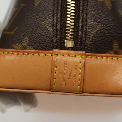 Louis Vuitton Alma, Brown, Canvas, handbag