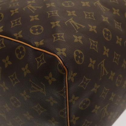 Louis Vuitton Keepall 60, Brown, Canvas, travel