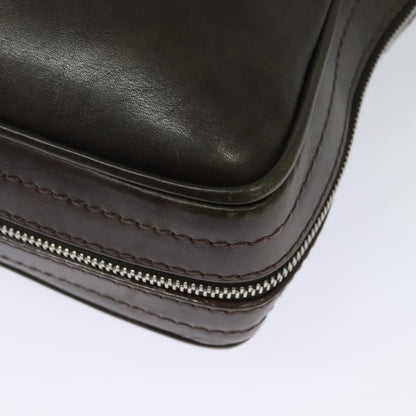 Louis Vuitton Bequia, Brown, Leather, handbag
