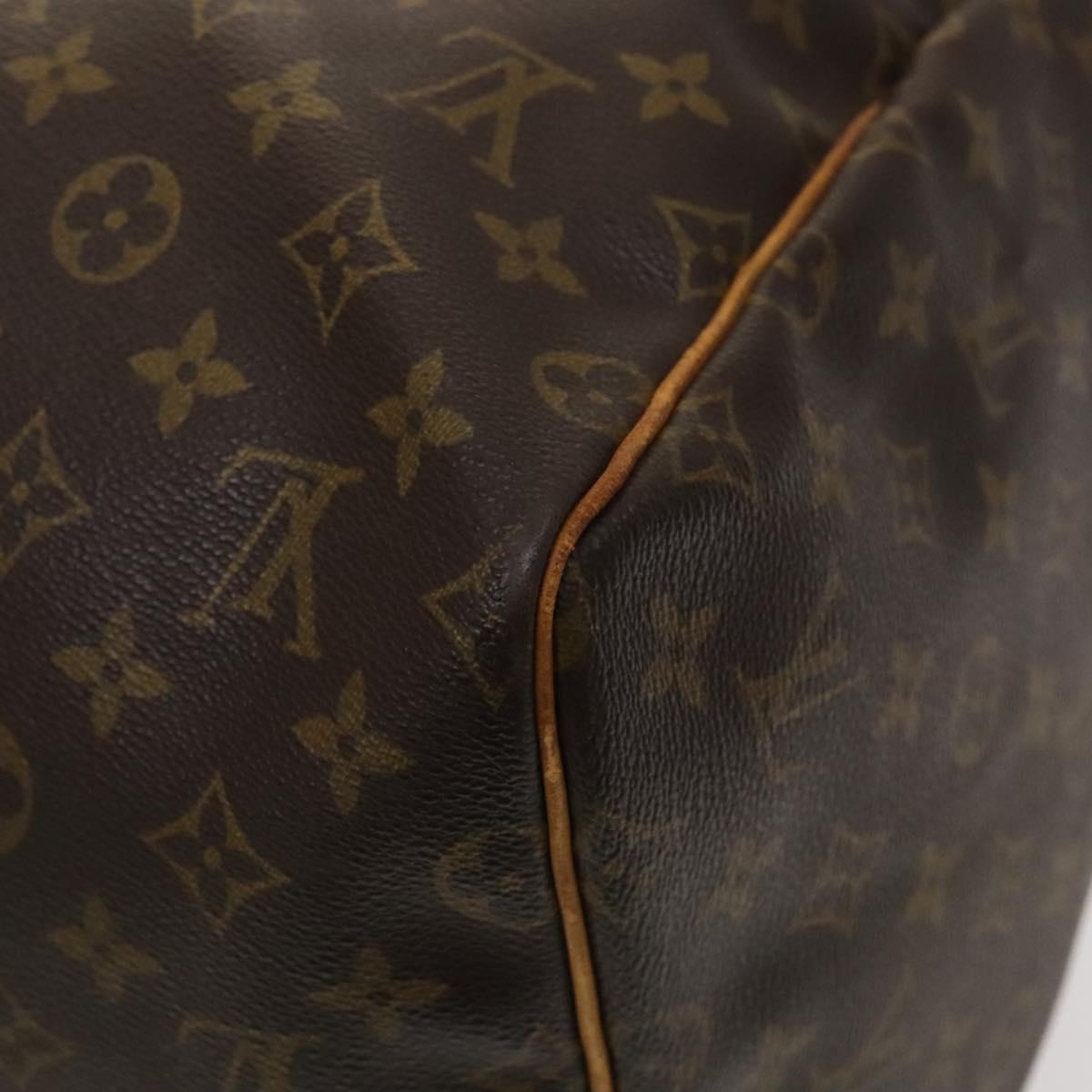 Louis Vuitton Keepall 55, Brown, Canvas, travel