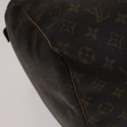 Louis Vuitton Keepall 60, Brown, Canvas, travel