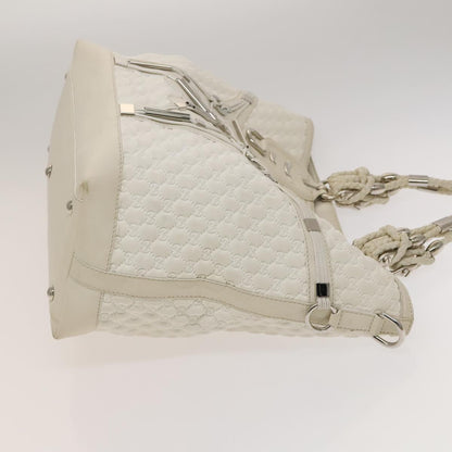 Gucci Horsebit, White, Leather, handbag