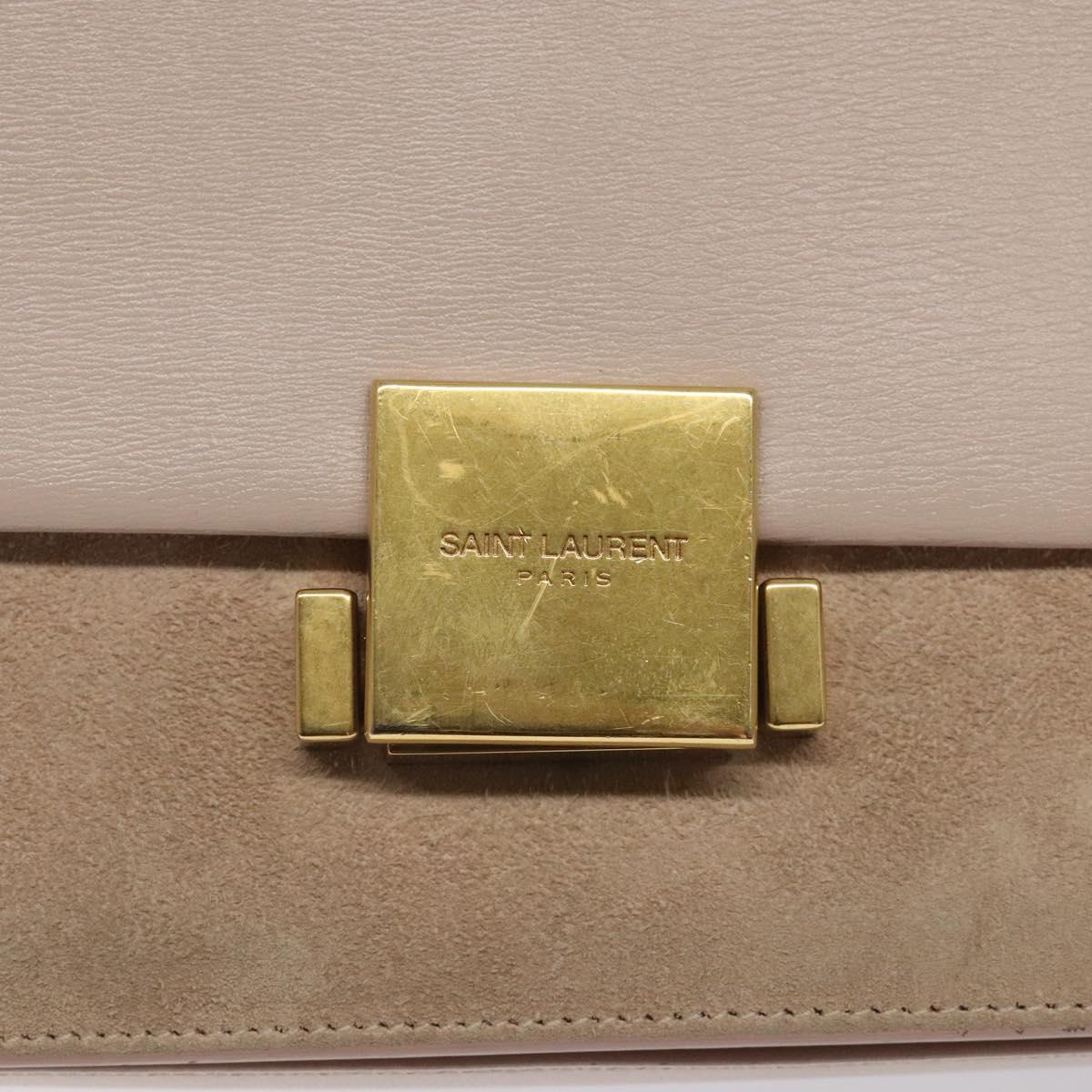Yves Saint Laurent, Pink, Leather, shoulder