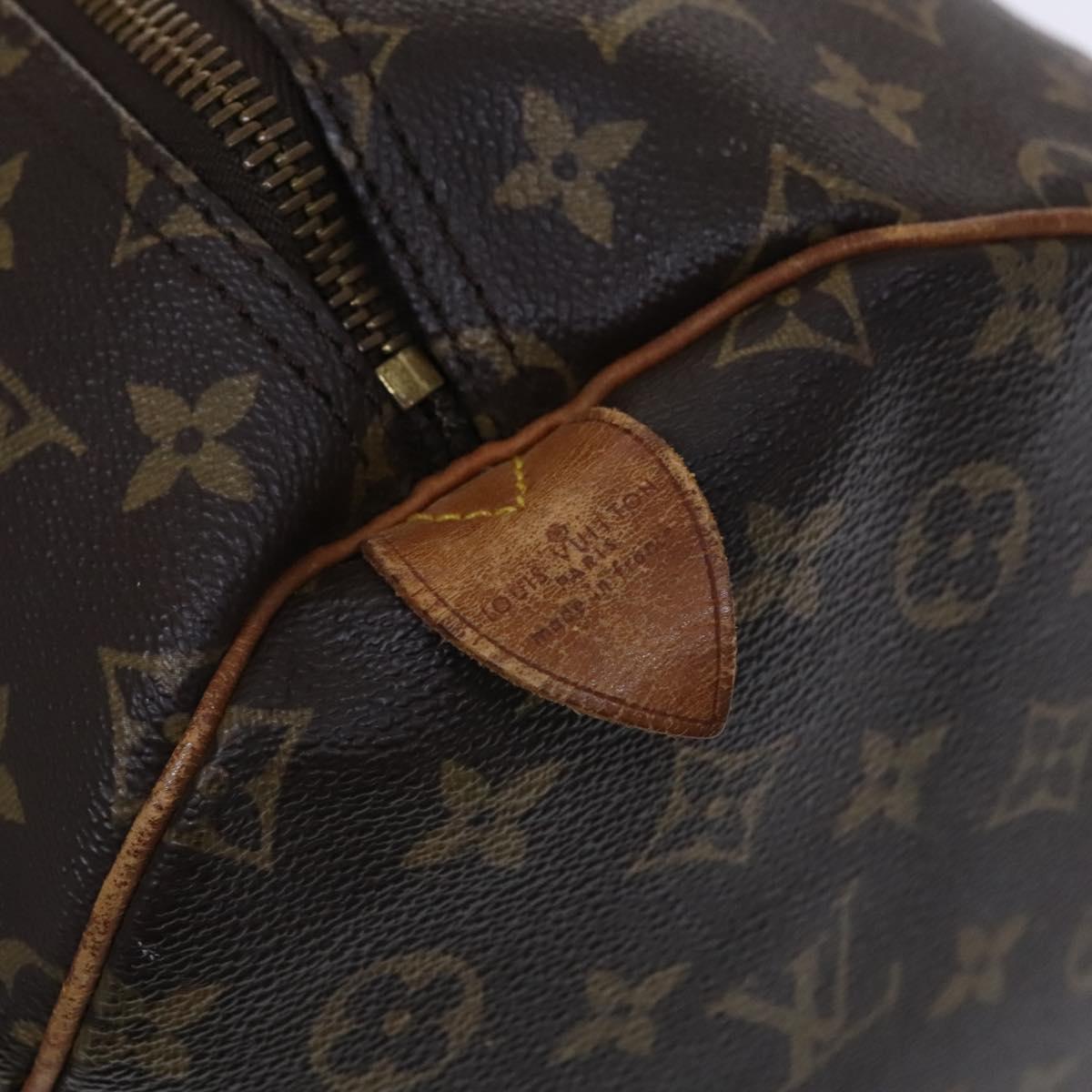 Louis Vuitton Keepall 55, Brown, Canvas, travel