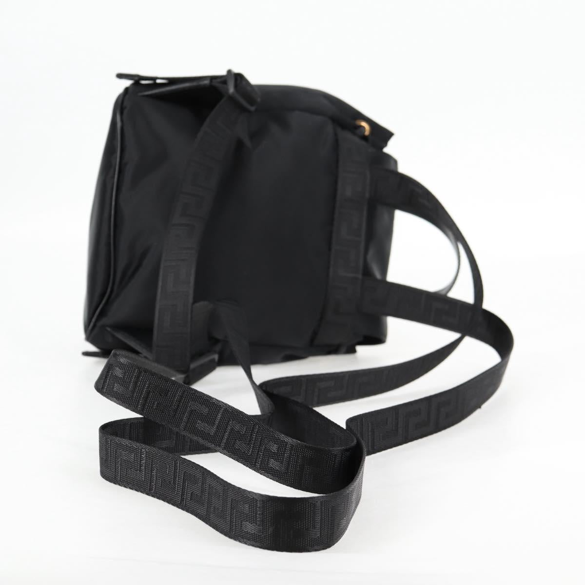 Versace Medusa, Black, NYLON, backpack