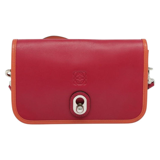 Loewe Ines, Pink, Leather, shoulder