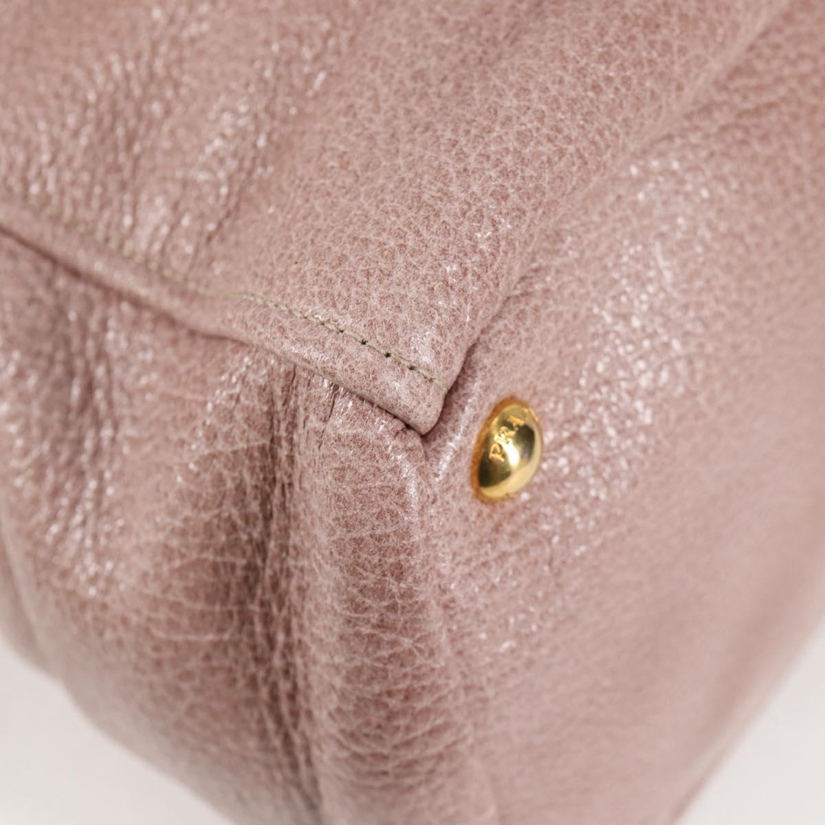 Prada Vitello, Pink, Leather, handbag
