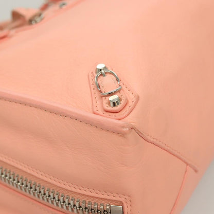 Balenciaga Papier, Pink, Leather, handbag