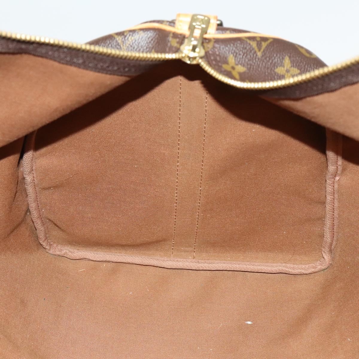 Louis Vuitton Keepall Bandouliere 55, Brown, Canvas, travel