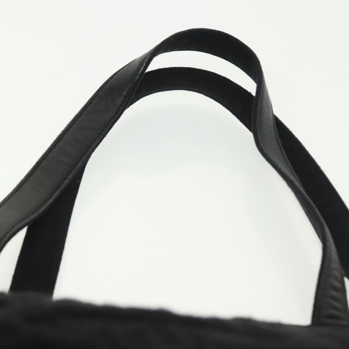 Chanel Logo CC, Black, Leather, tote
