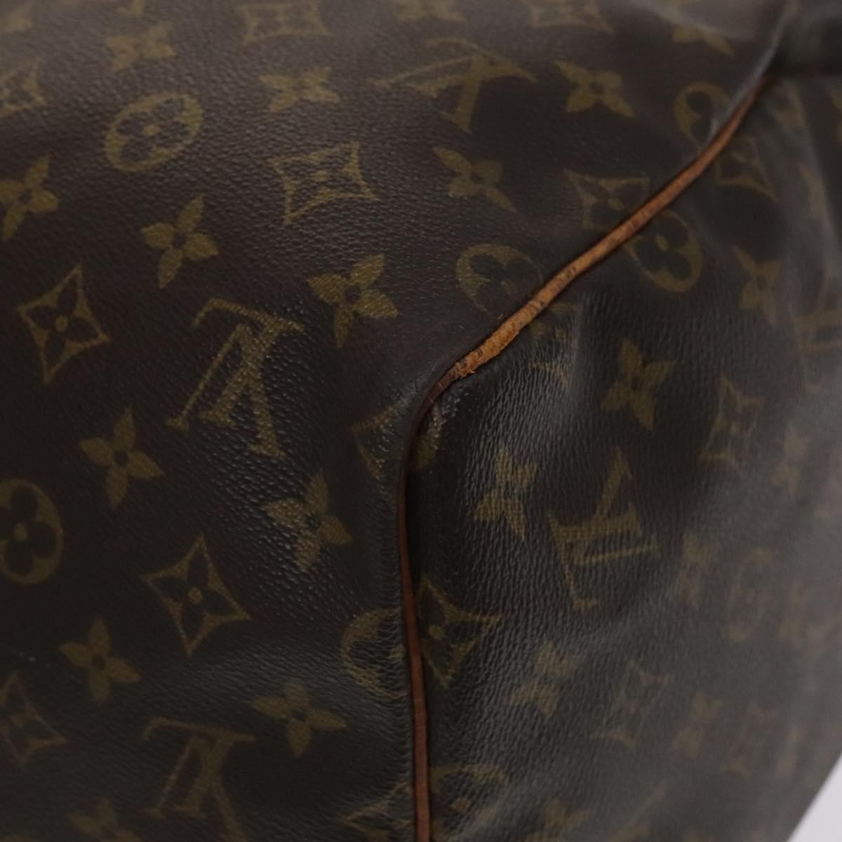Louis Vuitton Keepall 55, Brown, Canvas, travel