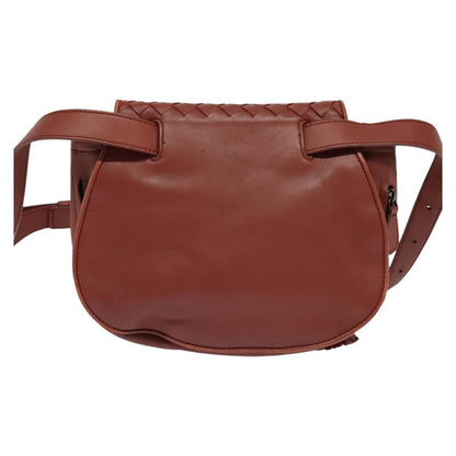Bottega Veneta Intrecciato, Brown, Leather, shoulder