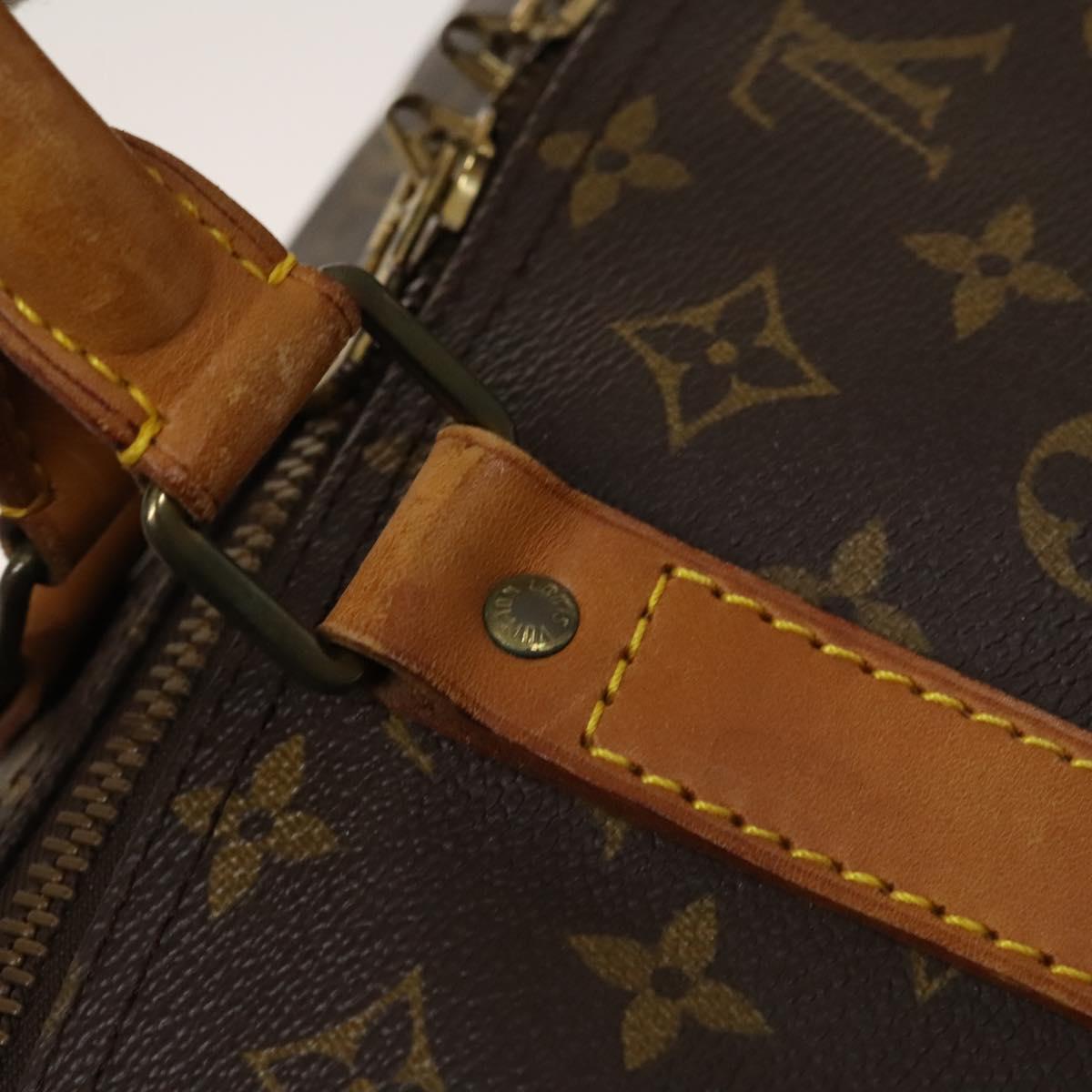 Louis Vuitton Keepall 60, Brown, Canvas, travel