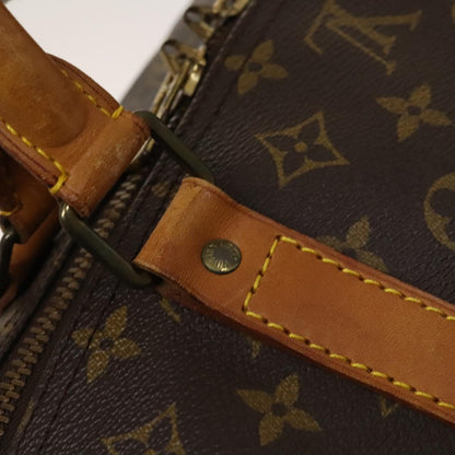 Louis Vuitton Keepall 60, Brown, Canvas, travel