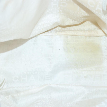 Chanel Numero 5, White, Canvas, tote