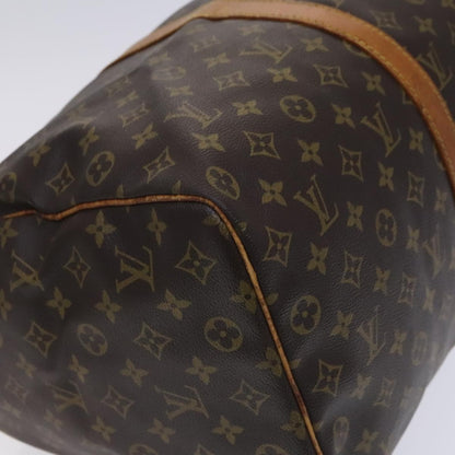 Louis Vuitton Keepall 50, Brown, Canvas, travel