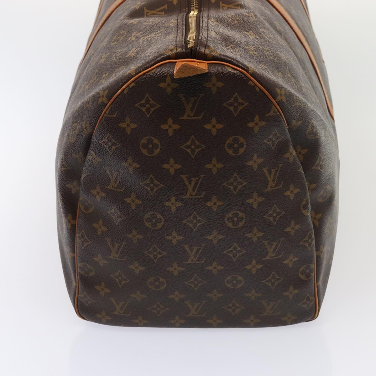 Louis Vuitton Keepall 60, Brown, Canvas, travel