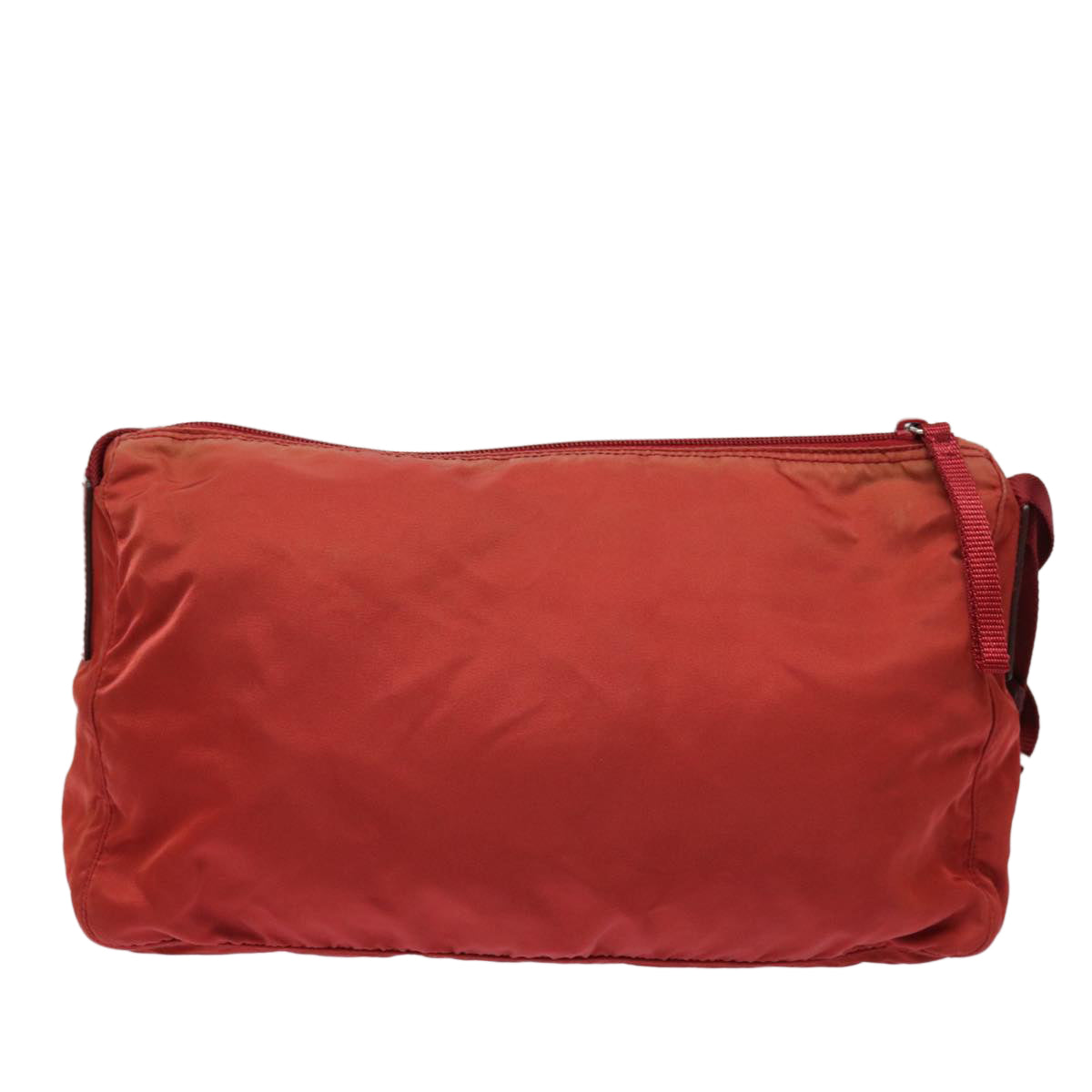 Prada Tessuto, Red, Canvas, shoulder