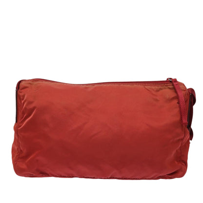 Prada Tessuto, Red, Canvas, shoulder