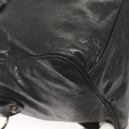 Balenciaga City, Black, Leather, handbag