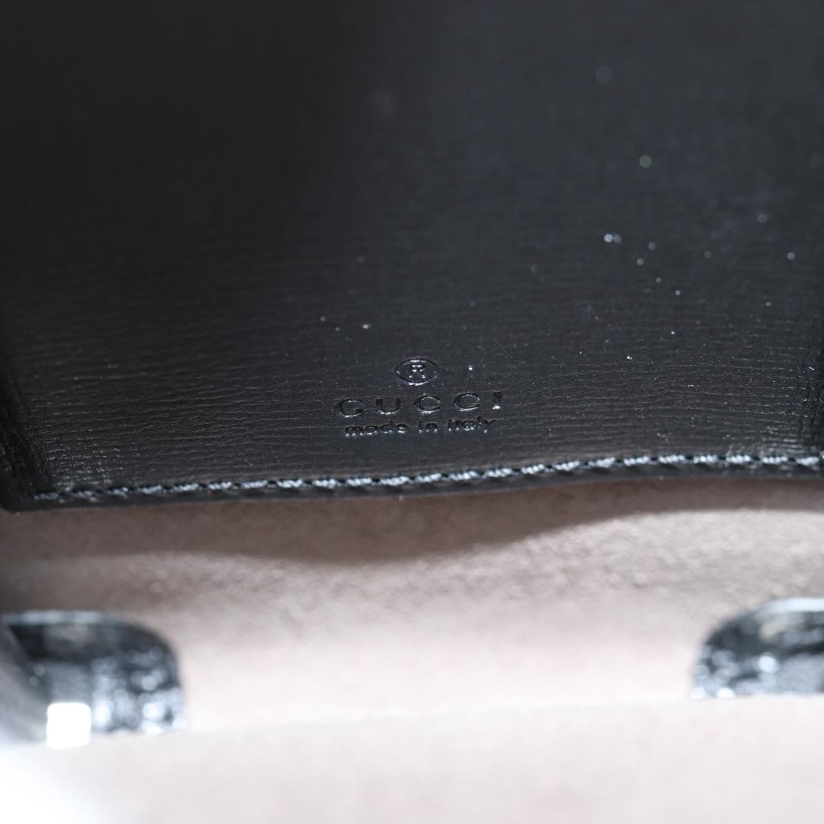 Gucci GG canvas, Black, Canvas, shoulder