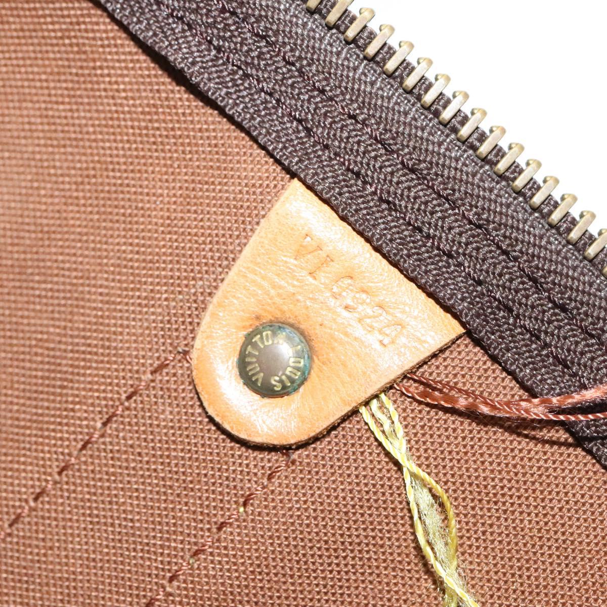 Louis Vuitton Keepall 55, Brown, Canvas, travel