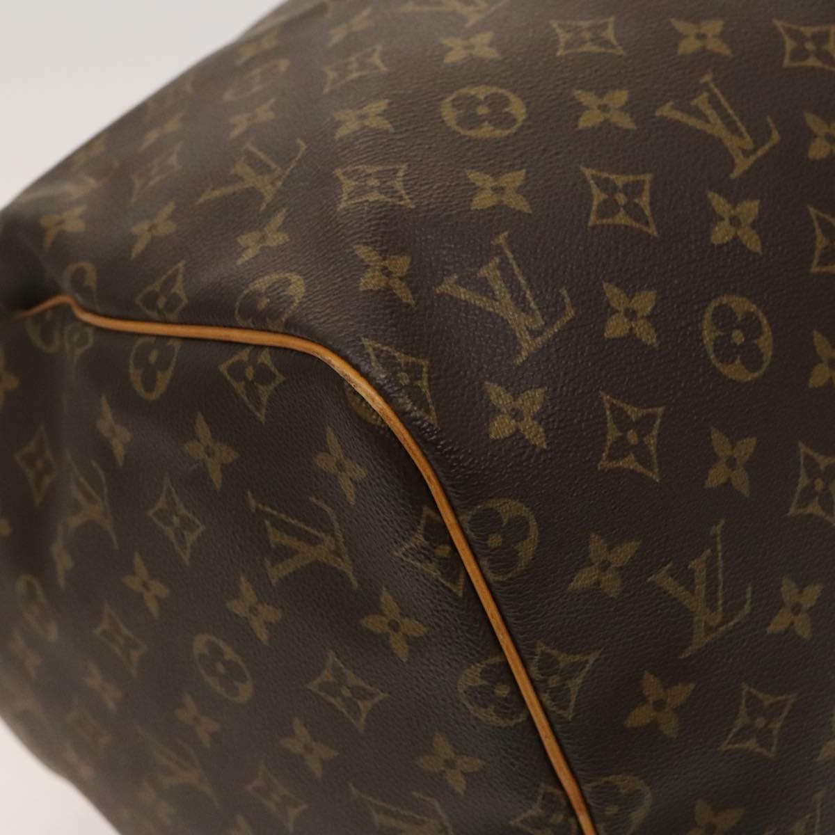 Louis Vuitton Keepall 55, Brown, Canvas, travel