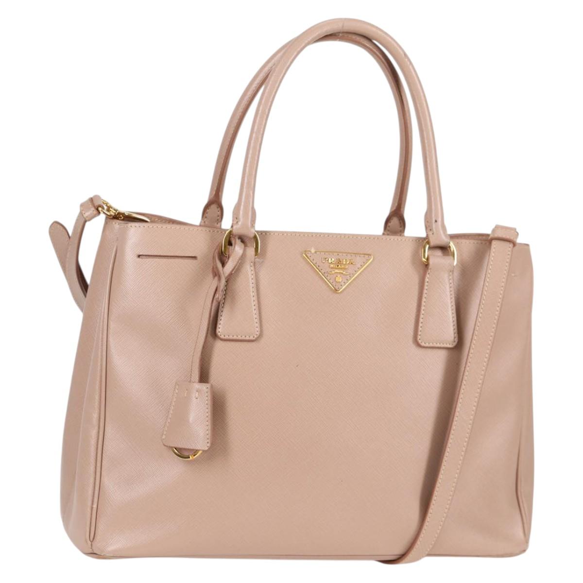 Prada Galleria, Pink, Leather, handbag