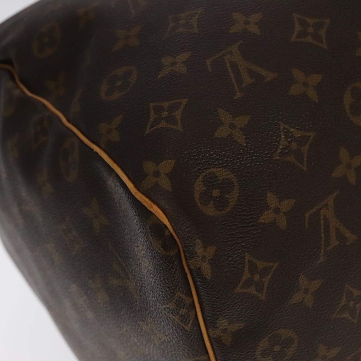 Louis Vuitton Keepall 60, Brown, Canvas, travel